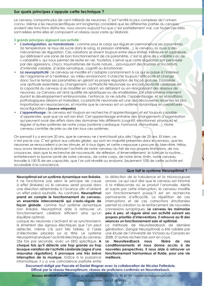 Principes du Neurofeedback (A)